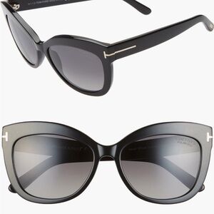 Tom Ford Alistair 56mm Polarized Cat Eye Sunglasses